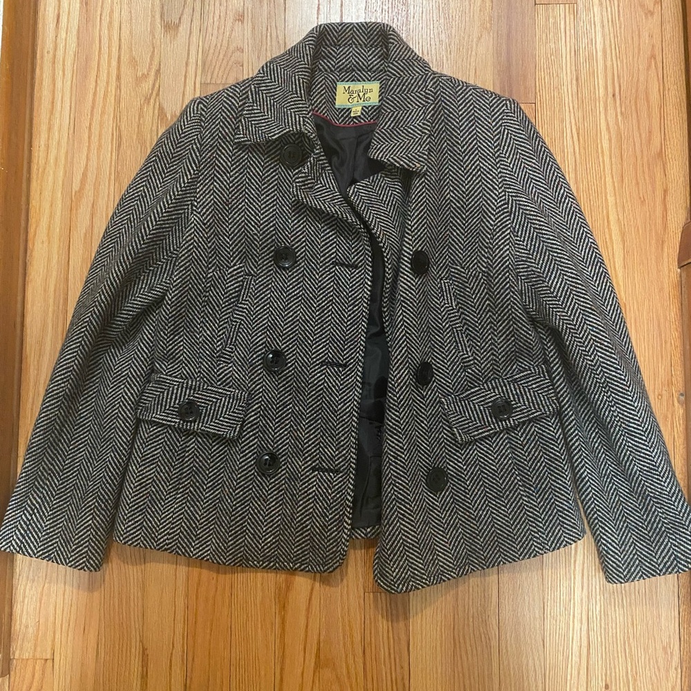 Black and white jacket